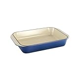 Le Creuset Enameled Cast-Iron 8-by-11-3/4-Inch Rectangular Roaster, Cobalt Blue