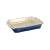 Le Creuset Cast Iron Rectangular Dish, Graded Blue, 40 cm