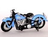 Die-cast Model Harley Davidson FL Panhead (1:18 scale in Blue)