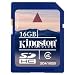 Kingston 16 GB SDHC Class 4 Flash Memory Card SD4/16GB