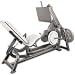 Develop tremendous lower body strength with this 1200 lb. capacity leg press Delivers a full range of motion with smooth precision pillow block bearings Constructed of 2” x 3” heavy wall steel tubing with textured black powder coat finish, grey pads ONLY 2 separate weight storage horns w/protective sleeves and rubber bump stops Heavy duty rubber bump stops for quiet operation Back pad has 8 position adjustments that are hydraulic shock assisted Pads are constructed of 2.5” high density foam with heavy marine grade vinyl 