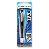 Paper Mate PhD Retractable Medium Tip Ballpoint Pen, 1 Black Ink, Black Body Pen (69302PP)