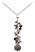 Kit Heath Sterling Silver 90GASQ Ladies Y Necklet with Cluster of Smokey Quartz Beads & Fresh Water Pearls
