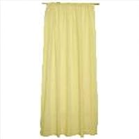Tadpoles Basic Solid Yellow 2-pc. Set -63 Curtain Panels