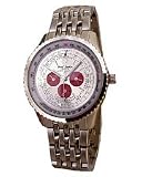 Mens Breitling Style Metal Band Watches