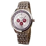 Mens Breitling Style Metal Band Watches 