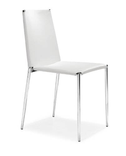 Zuo Alex Dining Chair White (set of 4)