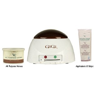 Gigi Combo #2 With Economy Warmer - All Purpose Wax - Muslin Strips And Wooden Applicators
