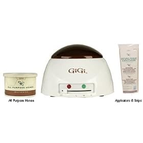 Gigi Combo #2 With Economy Warmer - All Purpose Wax - Muslin Strips And Wooden Applicators