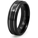 Black Titanium Ring (Sizes 7-13.5)
