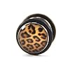 Fake Plug Ohrstecker LEOPARD original