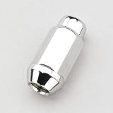 Gorilla Automotive Products 91107XL: Lug Nuts, Conical Seat, Bulge, 14mm x 2.0 RH, Closed End, Chrome Plated Steel, Set of 4