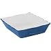 CorningWare Casual Collections Rectangular Baker, Blue and White