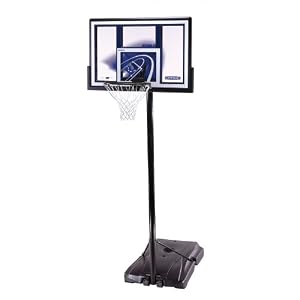 Lifetime 1479 Courtside Height-Adjustable Portable Basketball System with 48-Inch Shatter... by 