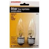 Sylvania - Torpedo Blunt Tip Clear Bulb, 25 Watt