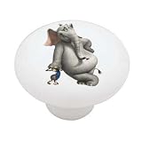 Dr Seuss Horton Hears a Who Decorative High Gloss Ceramic Drawer Knob
