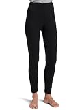 Duofold Women\'s Dri-release Wool Mid-weight Single Layer Thermal Ankle Length Pants, Black, Small