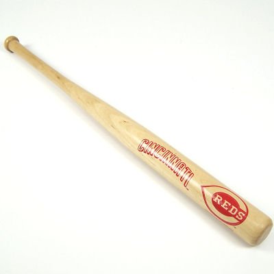 Buy CINCINNATI REDS OFFICIAL TEAM LOGO 18 MINI BASEBALL BAT by Coopersburg Sports