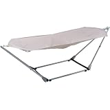 H�ngematte mit H�ngematten-Gestell 280x87x76cm (faltbar, sehr stabil, hohe Belastbarkeit)von "H�ngematte"