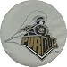 Purdue University Boilmakers white tire cover, Size E
