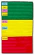 POCKET CHART ADJUSTABLE 34 X 60