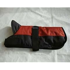 Hundemantel Eisb�r - Rot/Schwarz - 40 cm