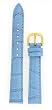 Watch Band Blue Genuine Leather Crocodile Grain 14 millimeter Tech Swiss Watch Band Blue Genuine Leather Crocodile Grain 14 millimeter Tech Swiss
