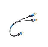 Monster MPC I200 Y-1F Low Noise RCA Y-Adapter (1 foot)