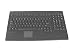 Details About Pos/rackmount Keyboard with built In Touch Pad USB Connector Black