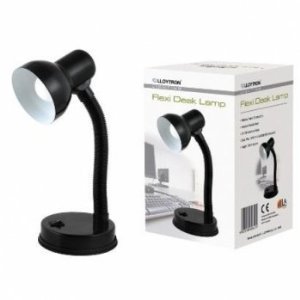 Lloytron Basic Flexi Desk Lamp 40W - Color: Black