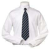 Van Heusen Easy Care Pinpoint Solid Dress Shirt - Button Down Collar