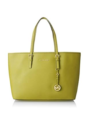 MICHAEL Michael Kors Women's Medium Saffiano Leather Tote, Apple
