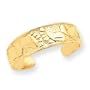 14K Footprints Toe Ring - JewelryWeb