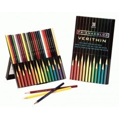 Prismacolor 2428 Prismacolor Verithin Colored Art Woodcase Pencils, 36 Assorted Colors/Set
