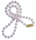 9.5x10mm AAA Quality Japanese Akoya saltwater cultured pearl necklace 24 Matinee