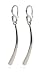 Sterling Silver Elongated Drop Dangle Earrings