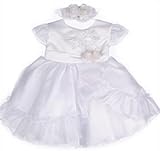 Gorgeous New White Pageant Easter Dress & Headband Sz 6M to 24M