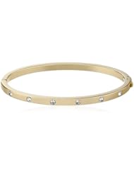 Fossil Dainty Dot Gold Bangle Bracelet