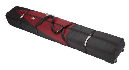 170 FULLY PADDED DOUBLE SKI BAG W/WHEELS