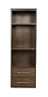 Offspring York 2 Drawer Bookcase, Cocoa Offspring York 2 Drawer Bookcase, Cocoa