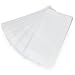Cathy's Concepts Linen Hemstitch Napkins, White, Set of 6