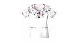 Cherokee 6759B Women's Disney Scoop Neck Print Scrub Top