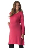 Handkerchief-hem maternity tunic