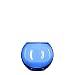 10 PAKS: Candle Glasses - Cobalt Blue - Roly Poly 2.5" x 2.5" height. HercuGlass Treated to be Almost Unbreakable and fully Heat Resistant.