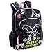 Hannah Montana 16-Inch Backpack: Black with Pink Trim