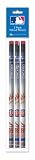 Chicago Cubs Wood Pencil in Clear Bag - 3 PACK