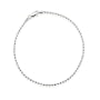 Sterling Silver 2.2mm Bead Anklet