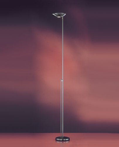 P-1129 floor lamp - satin Gold, 110 - 125V (for use in the U.S., Canada etc.)