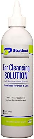 Ear Cleansing Solution for Dogs & Cats [Cucumber Melon scent] (8 oz)