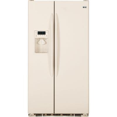 GE Profile : PSCF3RGXCC 23.3 cu.ft. Side by Side Refrigerator - Bisque